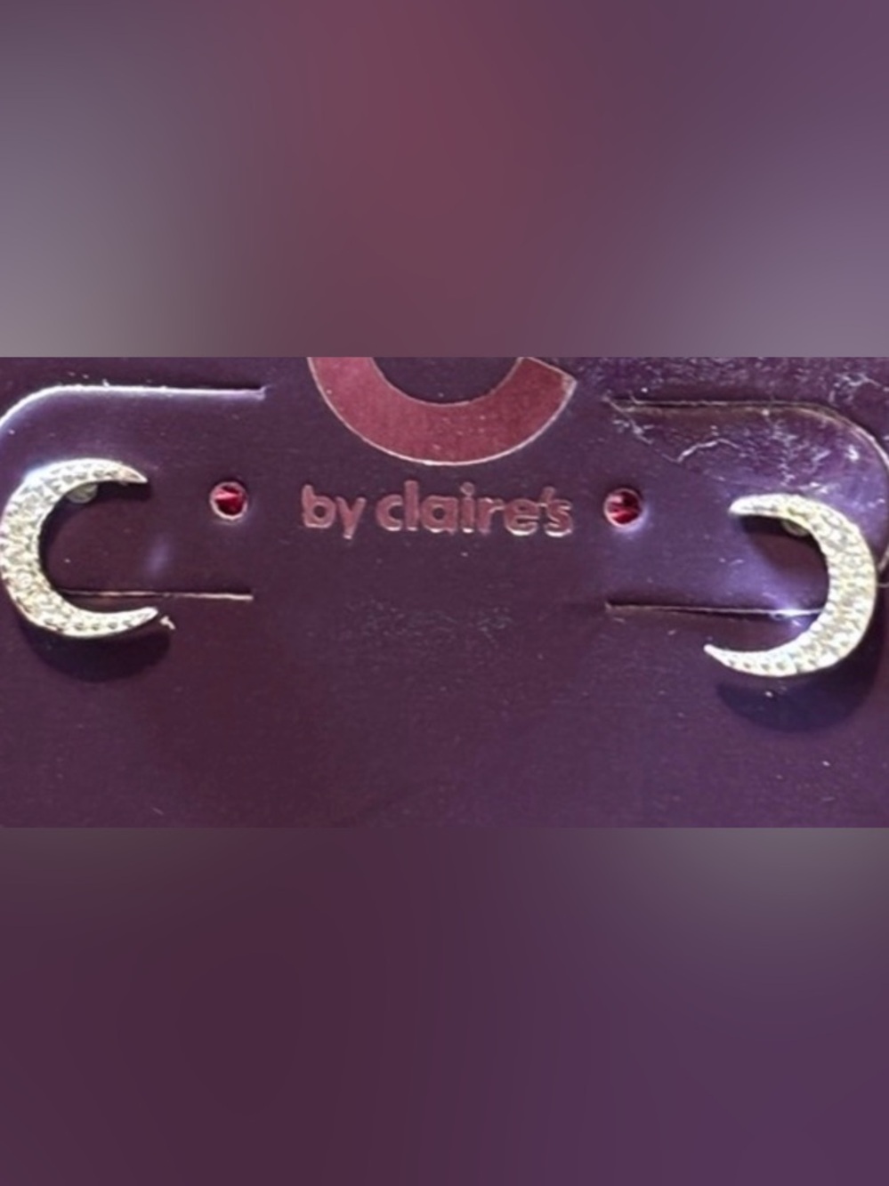 CLuxe Earrings Sterling Silver Cubic Zirconia Studs Girls Claire’s‎